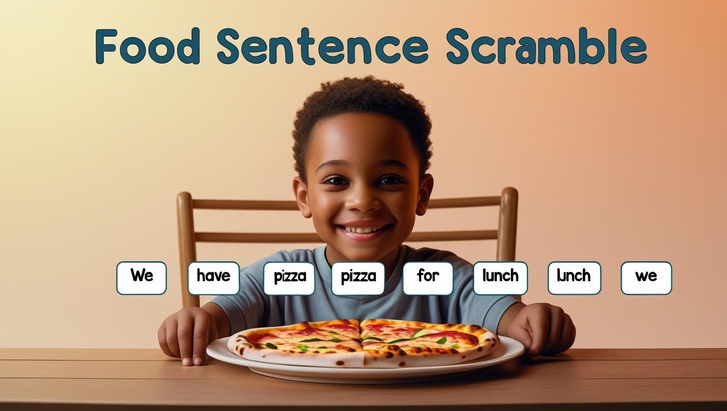 Food Sentence Scramble