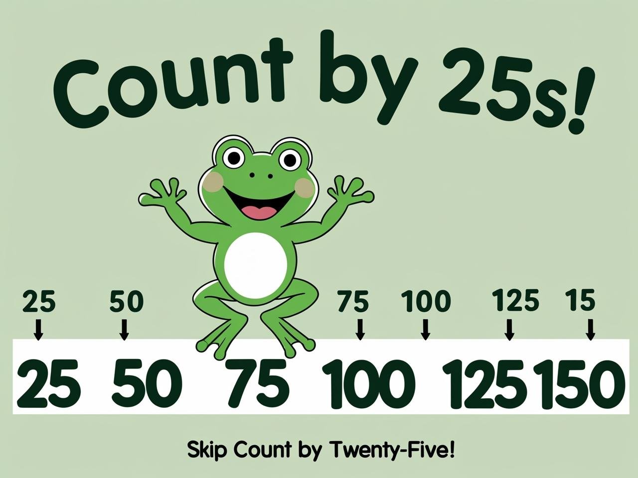 Skip Count by Twenty-Five Game