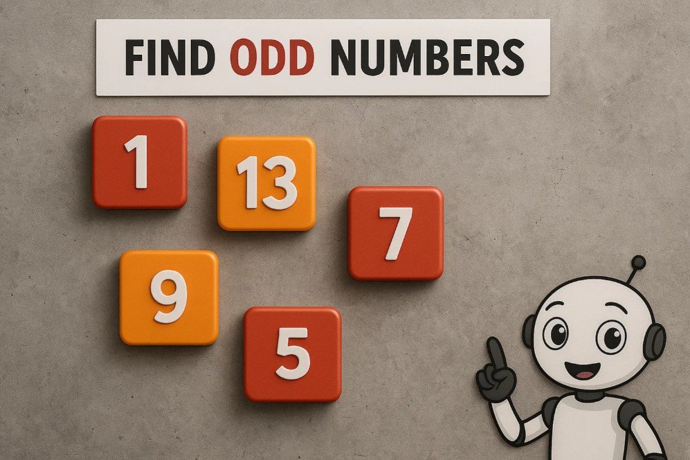 Find the Odd Numbers