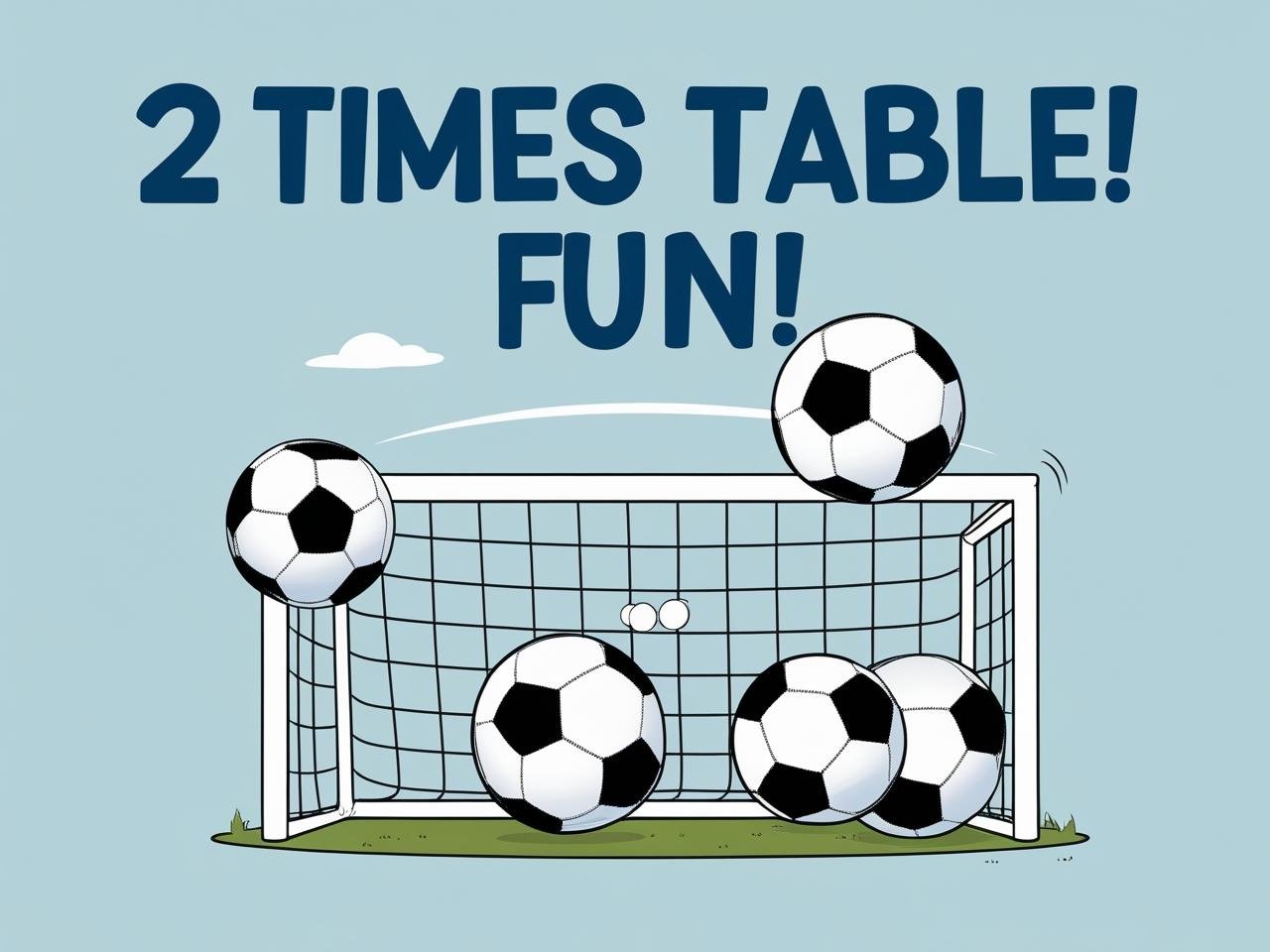 Match 2 Times Table Facts Goals