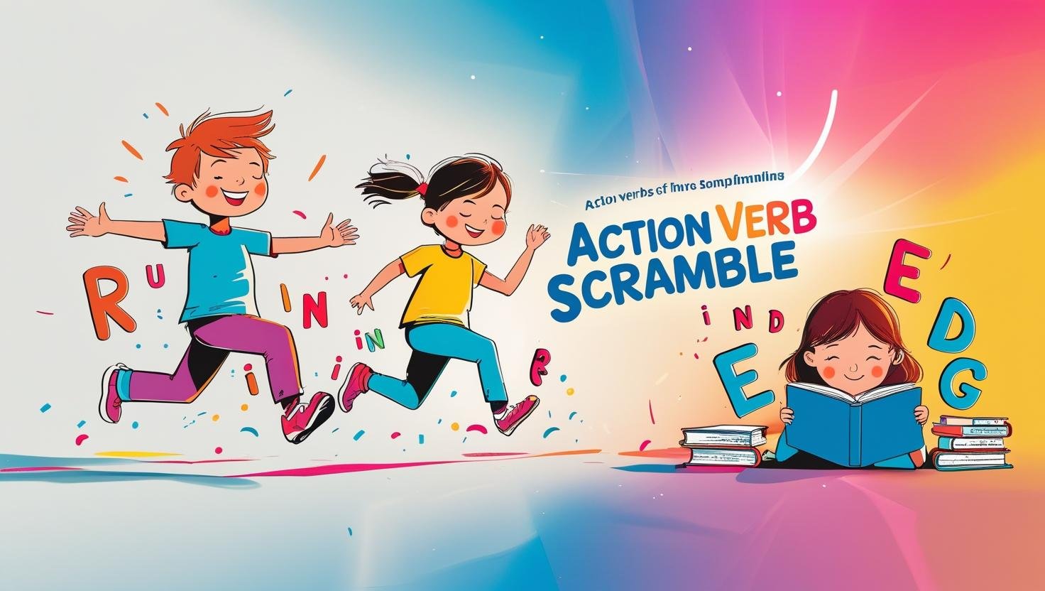 Action Verb Scramble Challenge