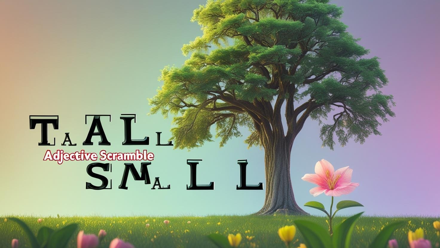 Adjective Picture Scramble