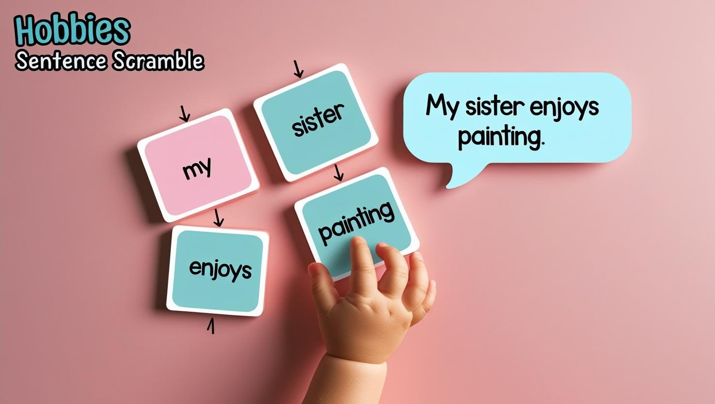 Hobbies Sentence Scramble
