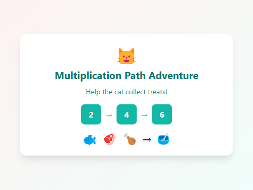 Multiplication Path Adventure