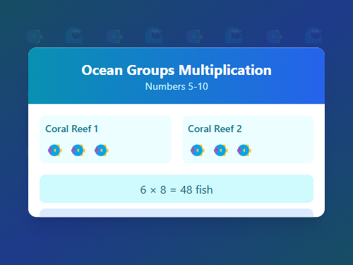Ocean Groups Multiplication 5-10