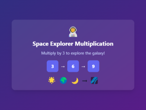 Space Explorer Multiplication
