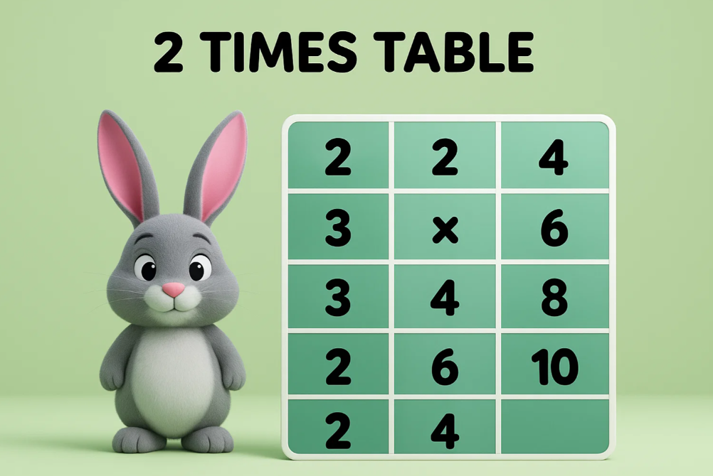 Build Multiplication Table of 2