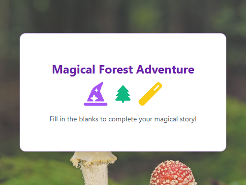 Magical Forest Adventure Writing