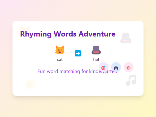 Fun with Rhyming Words