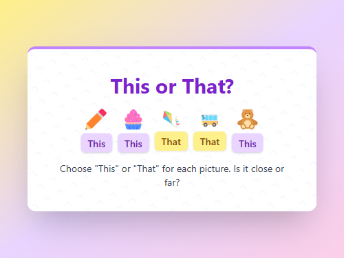 Pick This or That for Pictures