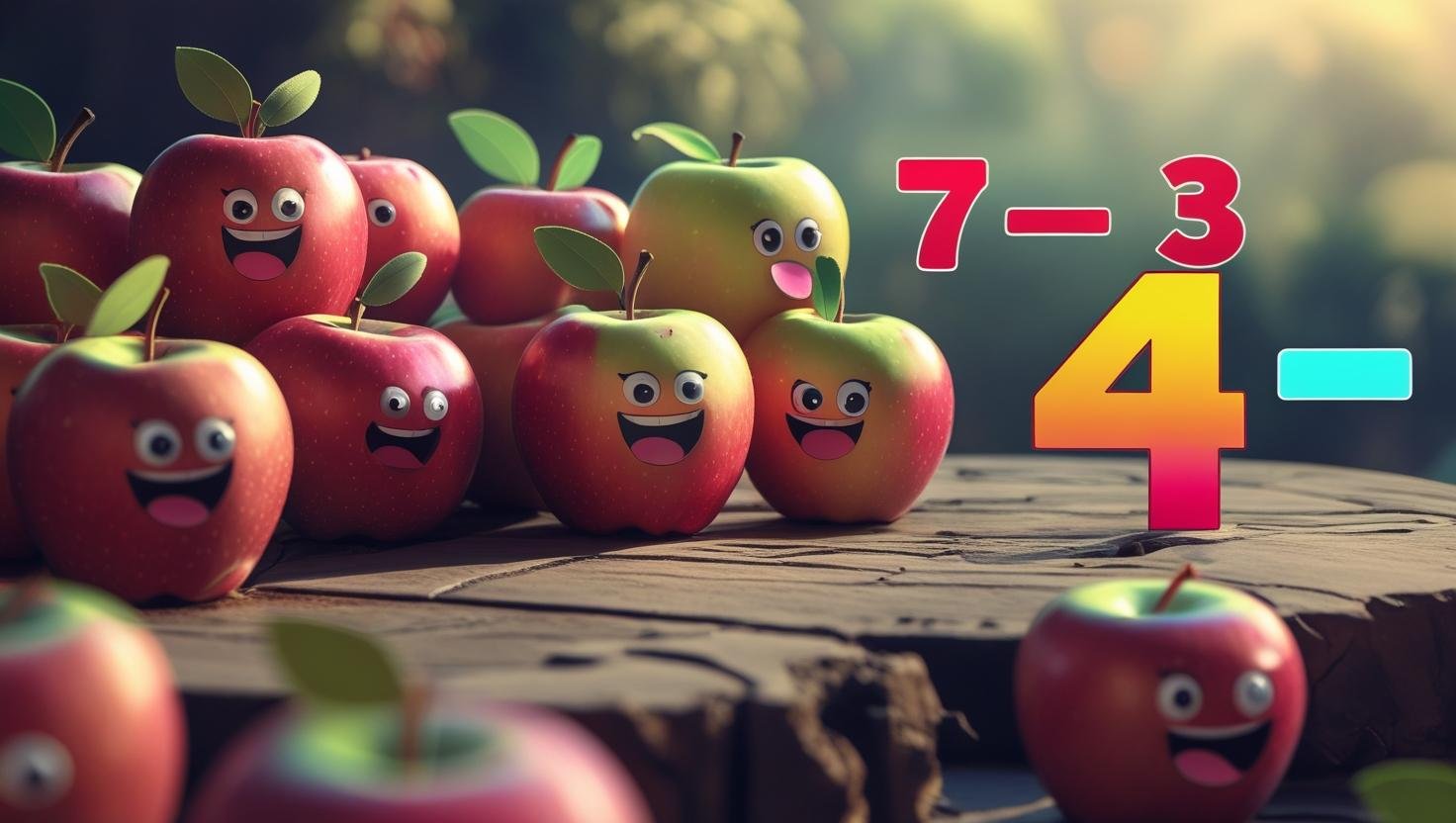 Subtract with Fruits