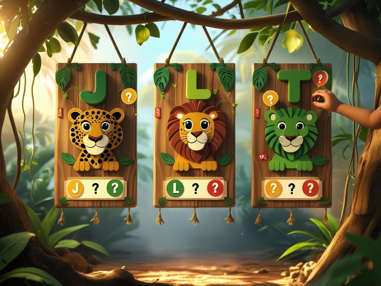 Match Letters in the Jungle