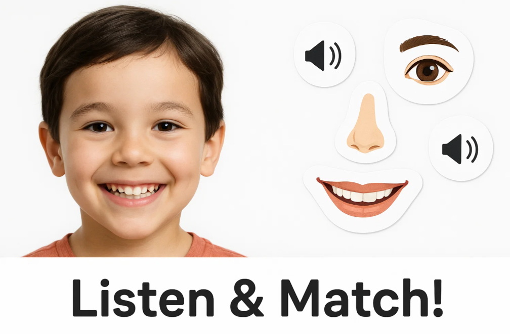 Listen and Match Facial Features