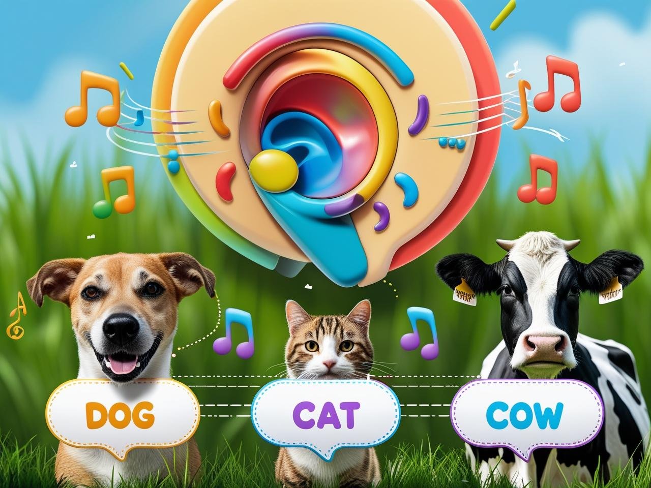 Match Animal Names with Sounds