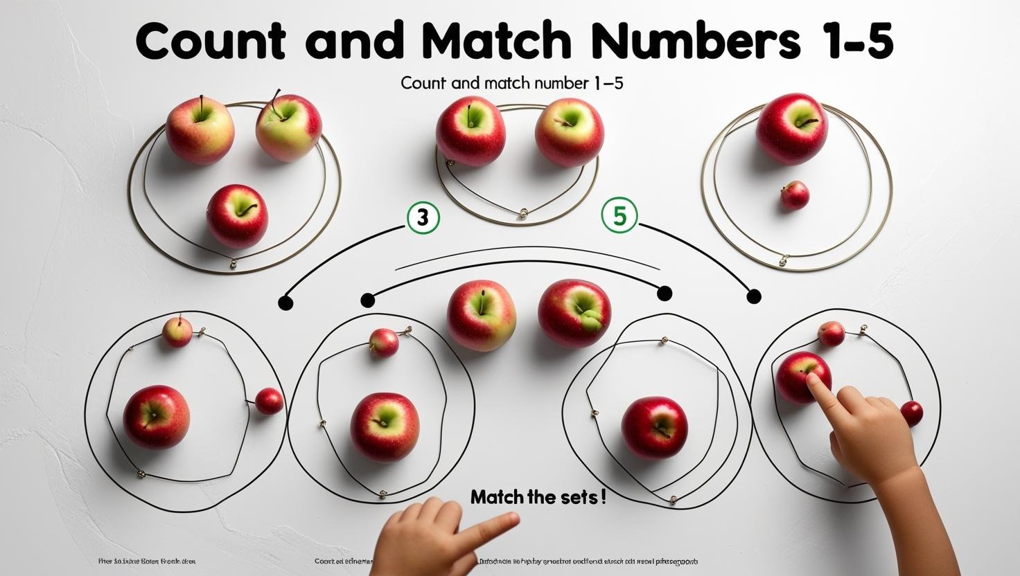 Count Objects and Match Numbers 1-5